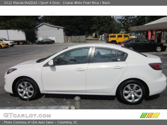 2012 Mazda MAZDA3 i Sport 4 Door in Crystal White Pearl Mica