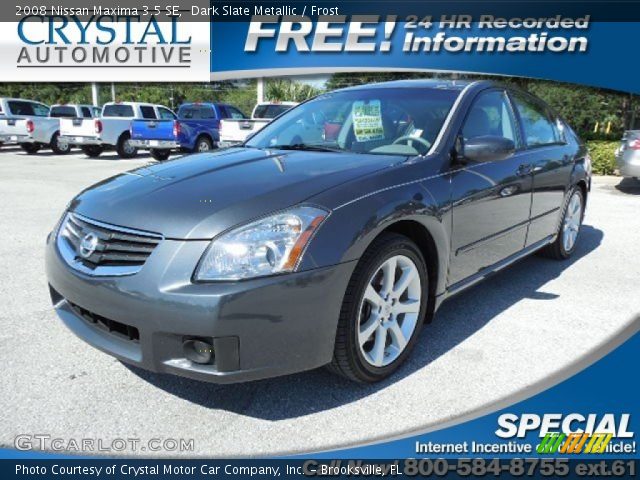 2008 Nissan Maxima 3.5 SE in Dark Slate Metallic