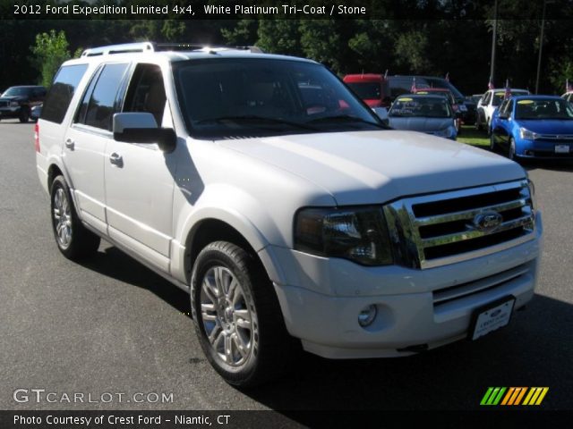 2012 Ford Expedition Limited 4x4 in White Platinum Tri-Coat