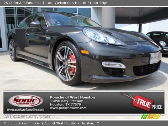 2012 Porsche Panamera Turbo in Carbon Grey Metallic