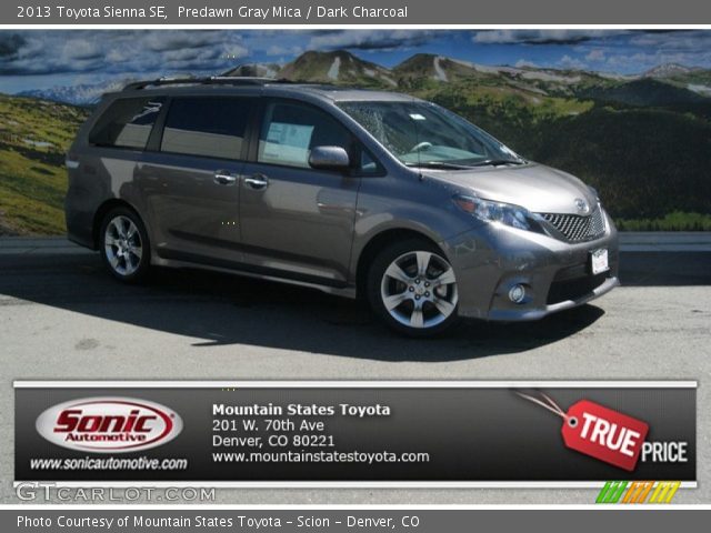 2013 Toyota Sienna SE in Predawn Gray Mica