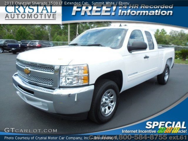 2013 Chevrolet Silverado 1500 LT Extended Cab in Summit White