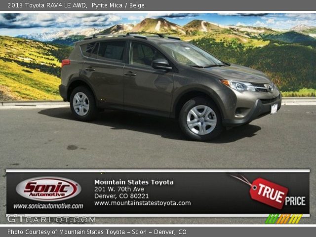 2013 Toyota RAV4 LE AWD in Pyrite Mica