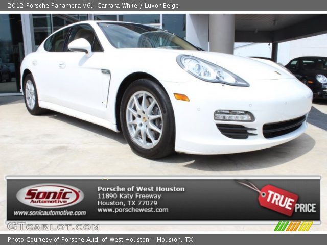 2012 Porsche Panamera V6 in Carrara White