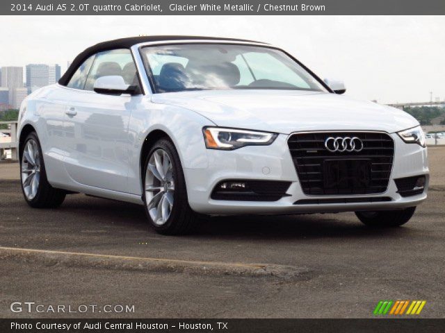 2014 Audi A5 2.0T quattro Cabriolet in Glacier White Metallic