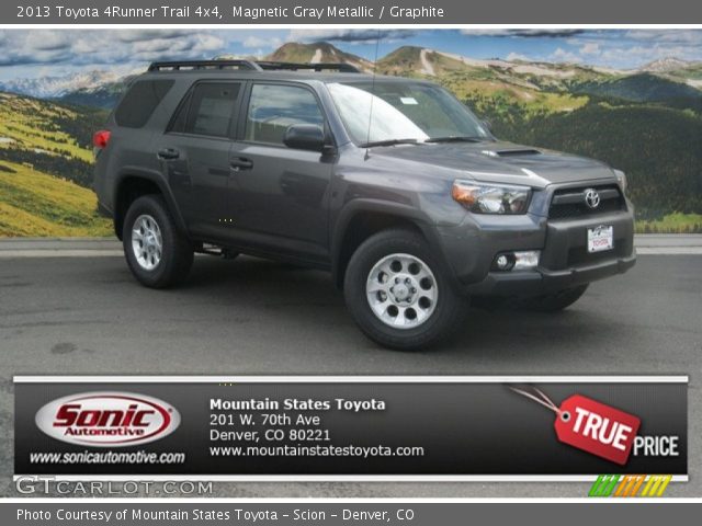 2013 Toyota 4Runner Trail 4x4 in Magnetic Gray Metallic
