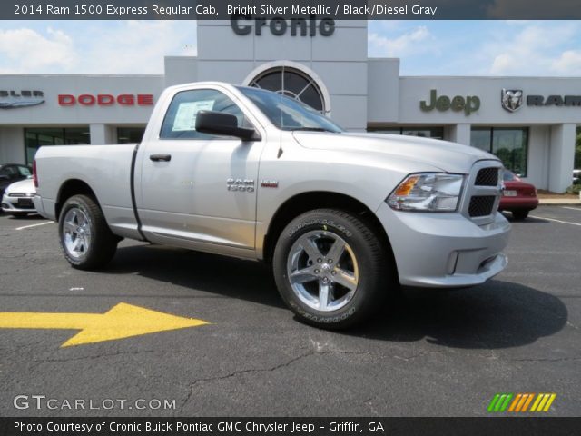 2014 Ram 1500 Express Regular Cab in Bright Silver Metallic