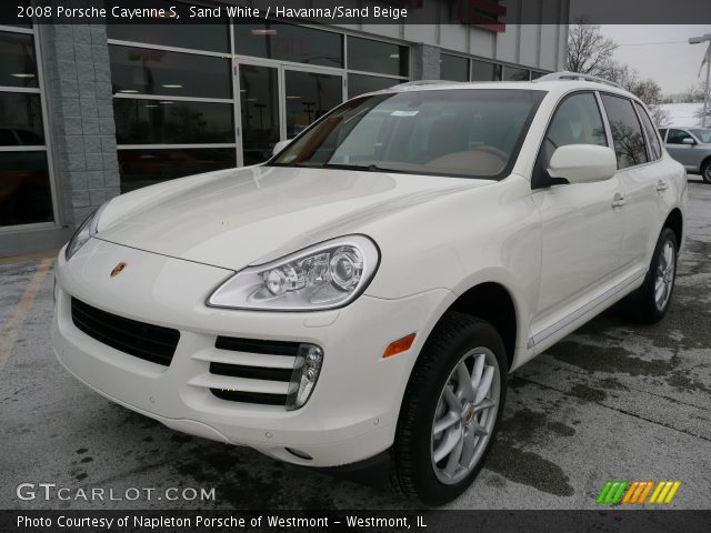 2008 Porsche Cayenne S in Sand White