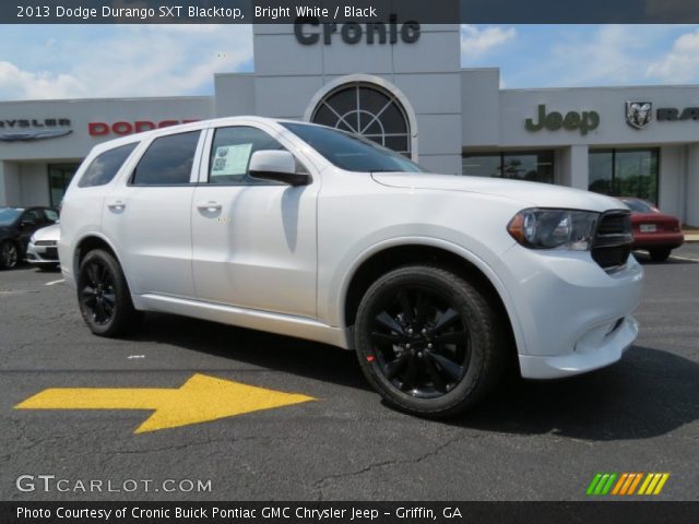 2013 Dodge Durango SXT Blacktop in Bright White