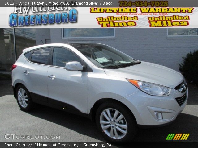 2013 Hyundai Tucson Limited AWD in Diamond Silver