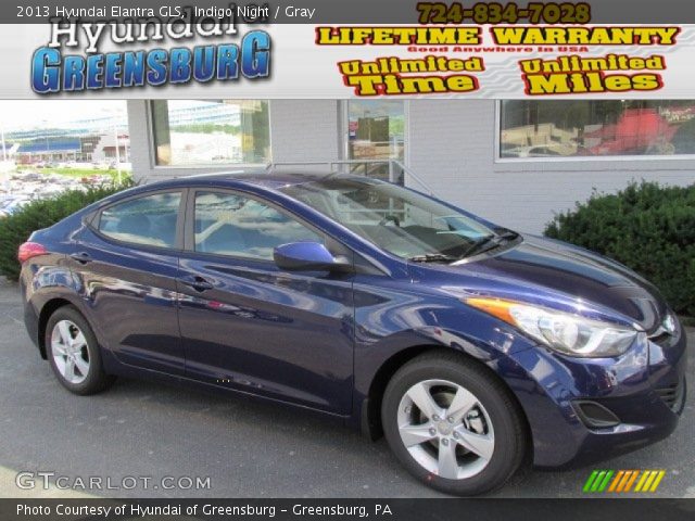 2013 Hyundai Elantra GLS in Indigo Night