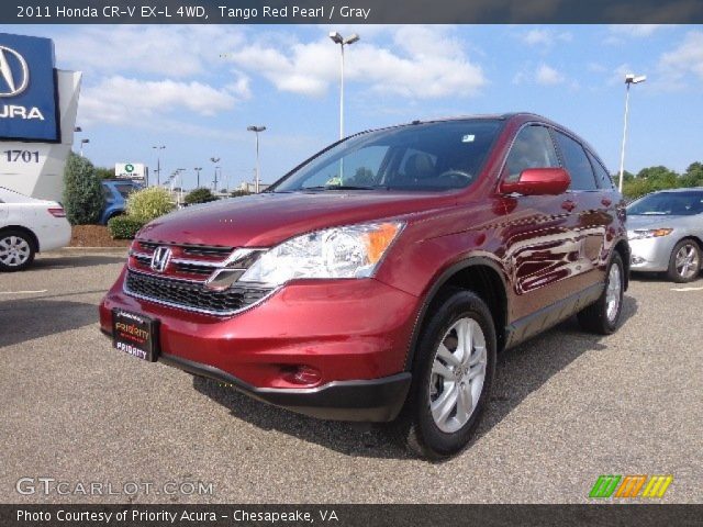 2011 Honda CR-V EX-L 4WD in Tango Red Pearl