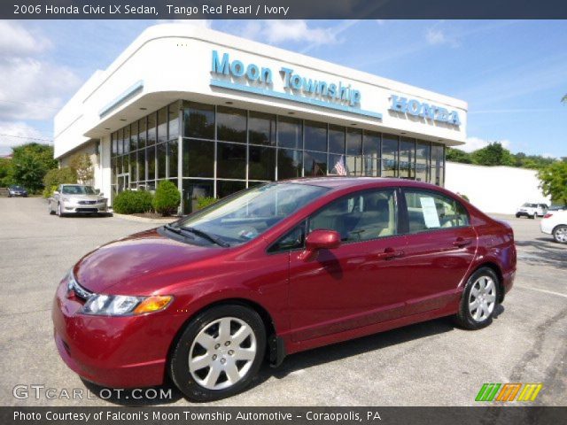 2006 Honda Civic LX Sedan in Tango Red Pearl