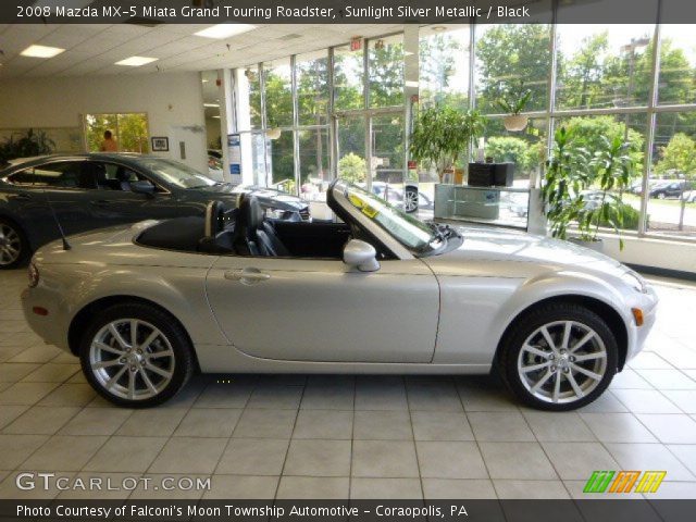 2008 Mazda MX-5 Miata Grand Touring Roadster in Sunlight Silver Metallic