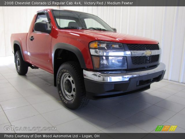 2008 Chevrolet Colorado LS Regular Cab 4x4 in Victory Red