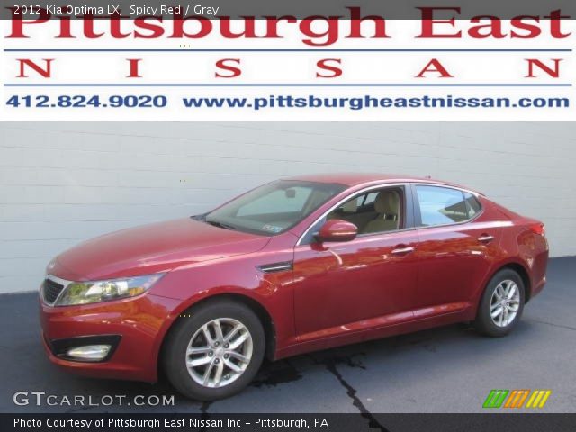 2012 Kia Optima LX in Spicy Red