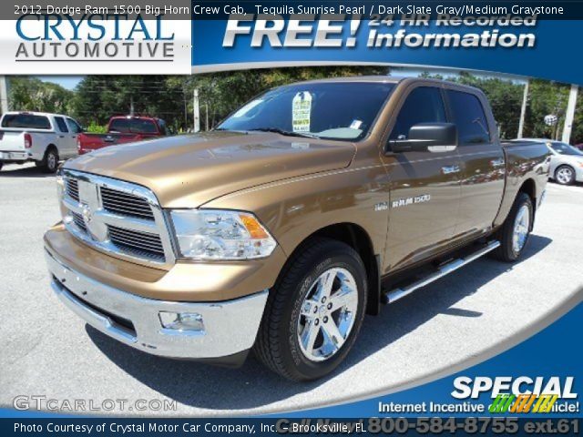 2012 Dodge Ram 1500 Big Horn Crew Cab in Tequila Sunrise Pearl