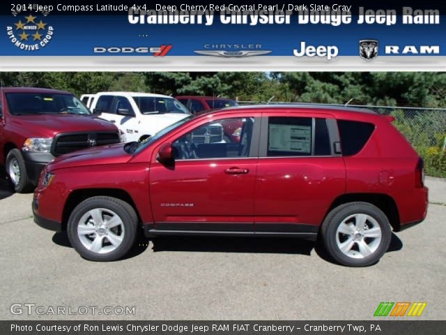 2014 Jeep Compass Latitude 4x4 in Deep Cherry Red Crystal Pearl