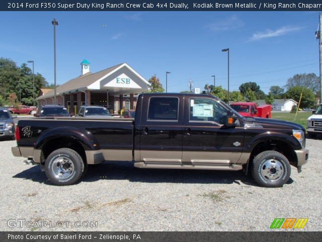 2014 Ford F350 Super Duty King Ranch Crew Cab 4x4 Dually in Kodiak Brown Metallic
