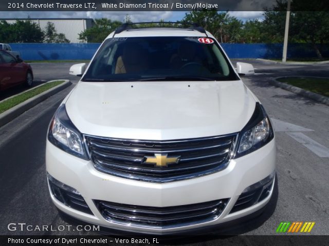 2014 Chevrolet Traverse LTZ in White Diamond Tricoat