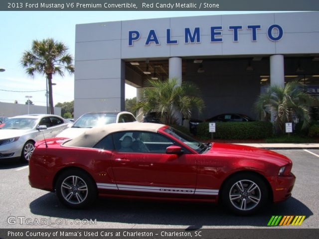 2013 Ford Mustang V6 Premium Convertible in Red Candy Metallic