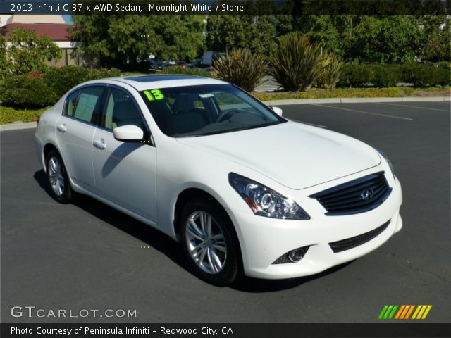 2013 Infiniti G 37 x AWD Sedan in Moonlight White