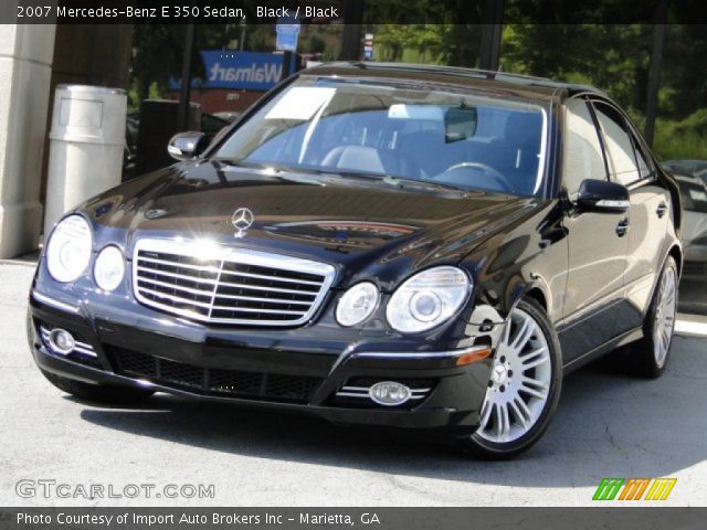 2007 Mercedes-Benz E 350 Sedan in Black