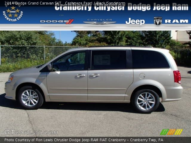 2014 Dodge Grand Caravan SXT in Cashmere Pearl
