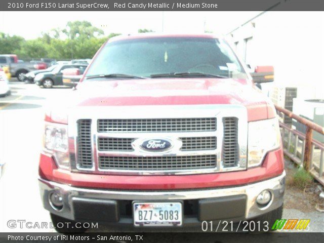 2010 Ford F150 Lariat SuperCrew in Red Candy Metallic