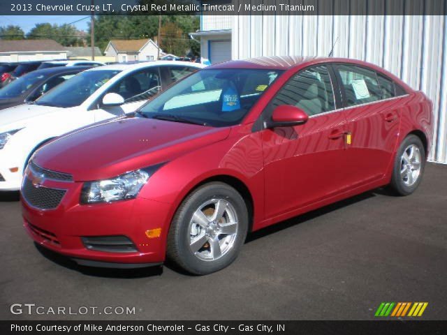 2013 Chevrolet Cruze LT in Crystal Red Metallic Tintcoat