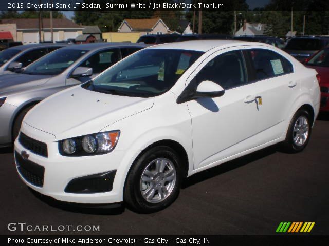 2013 Chevrolet Sonic LT Sedan in Summit White