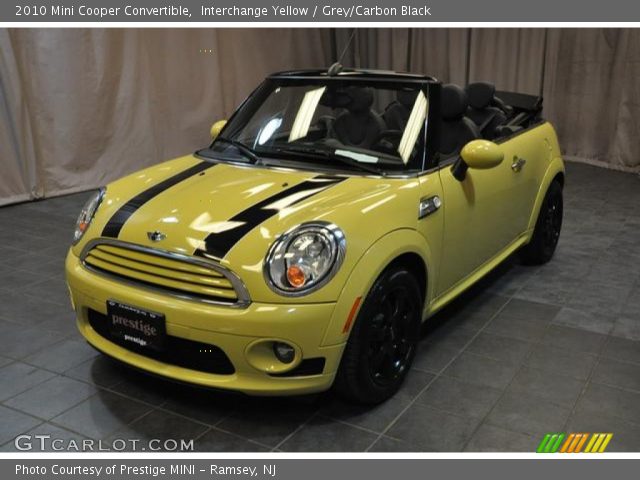2010 Mini Cooper Convertible in Interchange Yellow