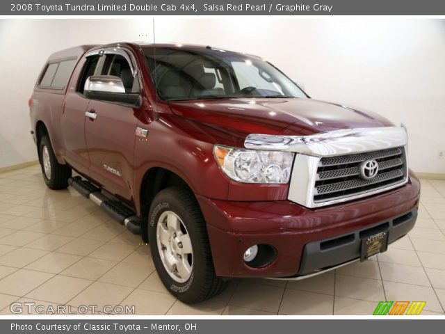 2008 Toyota Tundra Limited Double Cab 4x4 in Salsa Red Pearl