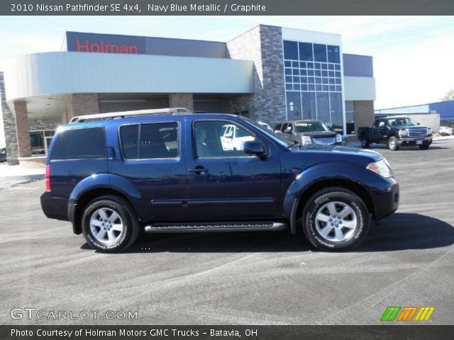 2010 Nissan Pathfinder SE 4x4 in Navy Blue Metallic