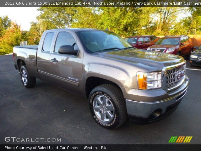 2013 GMC Sierra 1500 SLE Extended Cab 4x4 in Mocha Steel Metallic