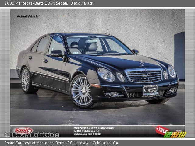 2008 Mercedes-Benz E 350 Sedan in Black