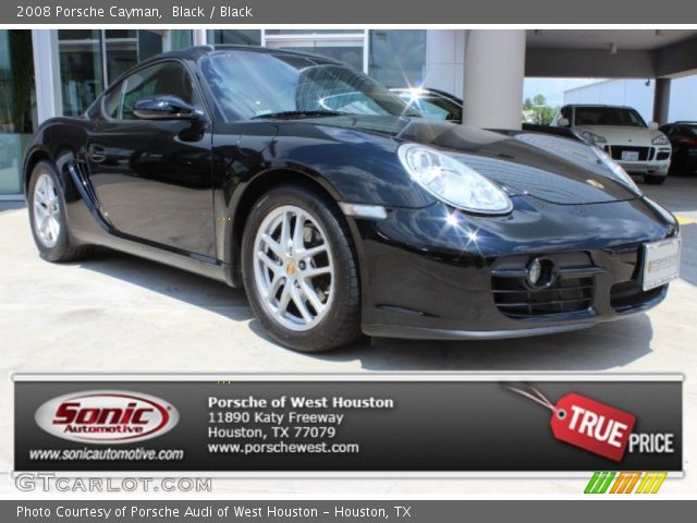 2008 Porsche Cayman  in Black