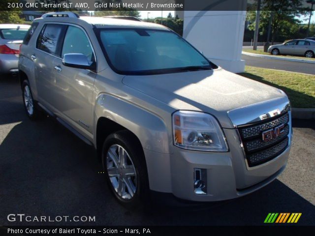 2010 GMC Terrain SLT AWD in Gold Mist Metallic