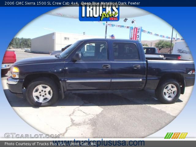 2006 GMC Sierra 1500 SL Crew Cab 4x4 in Deep Blue Metallic