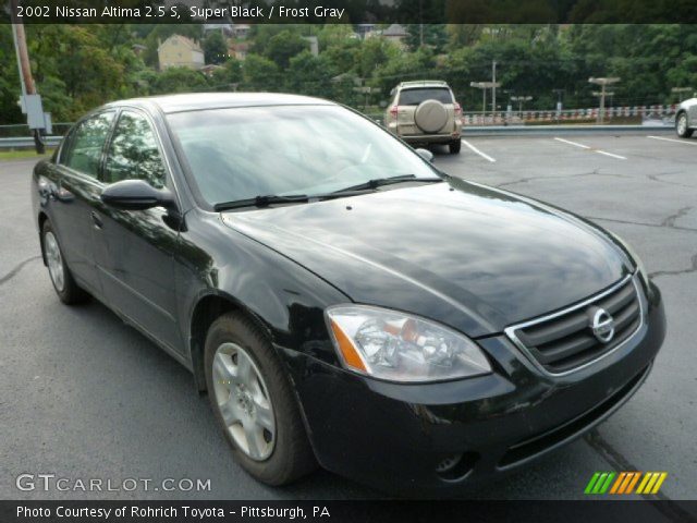 2002 Nissan Altima 2.5 S in Super Black