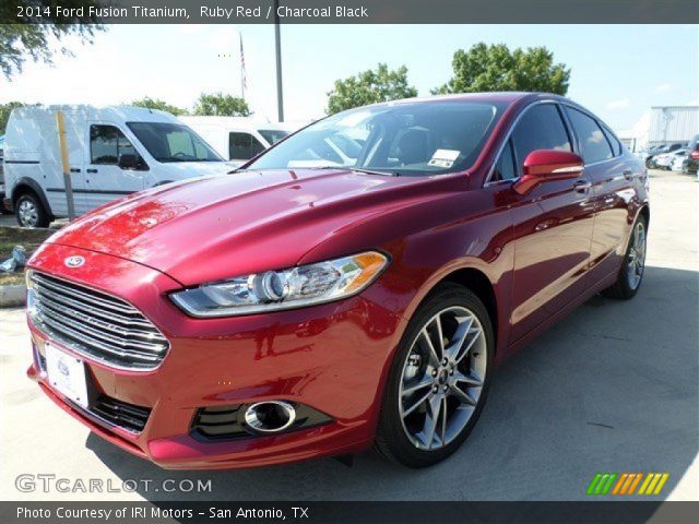 2014 Ford Fusion Titanium in Ruby Red
