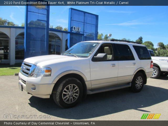 2010 Ford Expedition Eddie Bauer 4x4 in White Platinum Tri-Coat Metallic