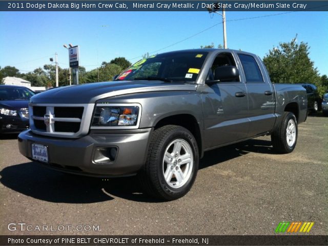 2011 Dodge Dakota Big Horn Crew Cab in Mineral Gray Metallic