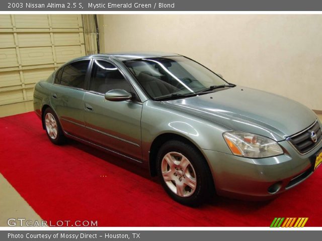 2003 Nissan Altima 2.5 S in Mystic Emerald Green