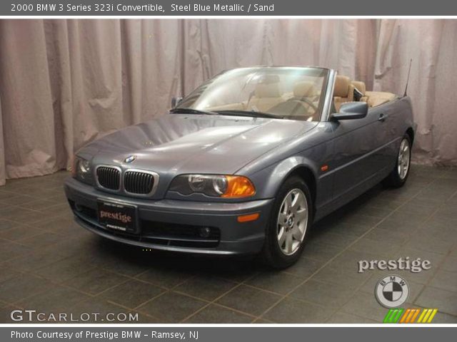 2000 BMW 3 Series 323i Convertible in Steel Blue Metallic