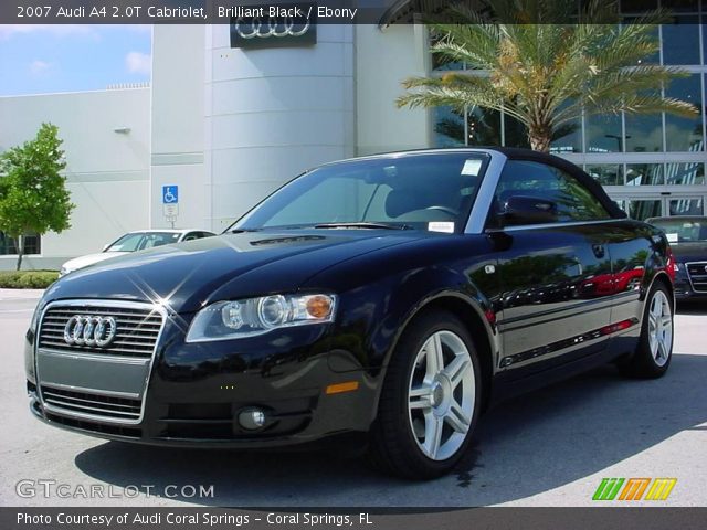 2007 Audi A4 2.0T Cabriolet in Brilliant Black