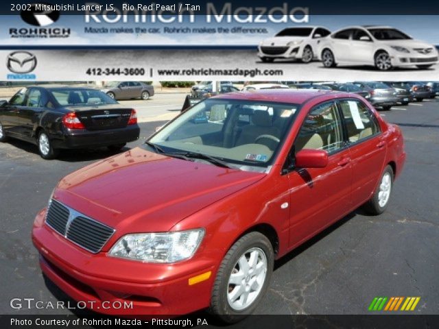 2002 Mitsubishi Lancer LS in Rio Red Pearl