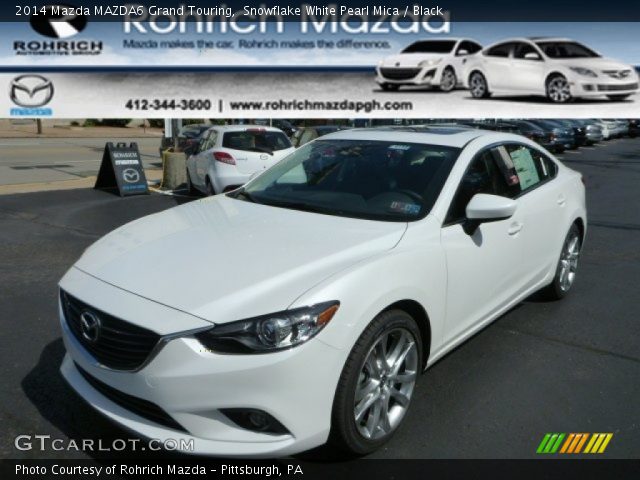 2014 Mazda MAZDA6 Grand Touring in Snowflake White Pearl Mica