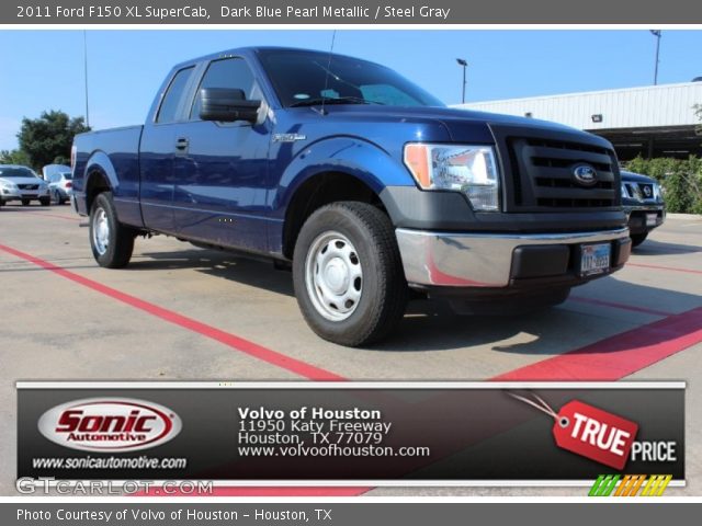 2011 Ford F150 XL SuperCab in Dark Blue Pearl Metallic