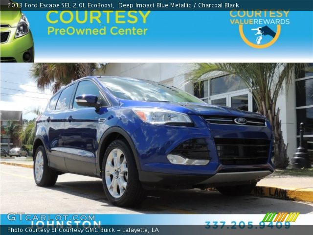 2013 Ford Escape SEL 2.0L EcoBoost in Deep Impact Blue Metallic
